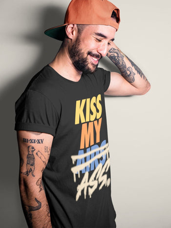 Yeezy 350 MX Oat Sneaker Match Tees Kiss My Ass Sneaker Tees Yeezy 350 MX Oat Sneaker Release Tees Unisex Shirts