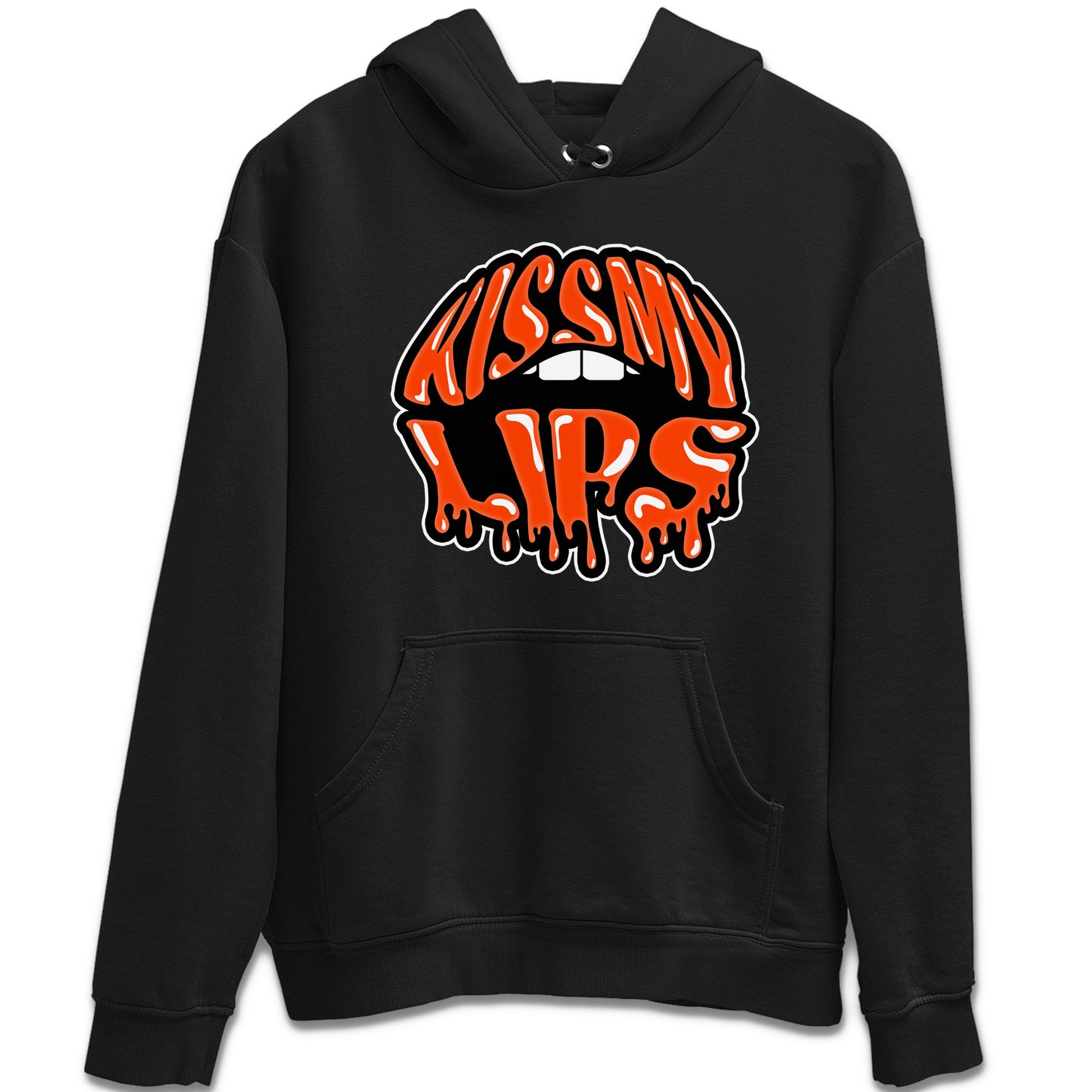 Air Jordan 12 Brilliant Orange Sneaker Match Tees Kiss My Lips Sneaker Tees AJ12 Brilliant Orange Sneaker Release Tees Unisex Shirts Black 2
