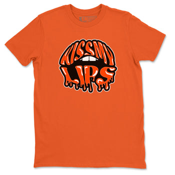 Air Jordan 12 Brilliant Orange Sneaker Match Tees Kiss My Lips Sneaker Tees AJ12 Brilliant Orange Sneaker Release Tees Unisex Shirts Orange 2