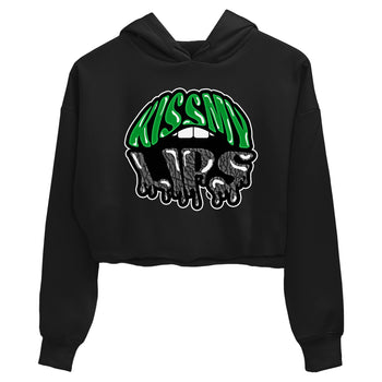 Air Jordan 3 Lucky Green Sneaker Match Tees Kiss My Lips Sneaker Tees AJ3 Lucky Green Sneaker Release Tees Women's Shirts Black 2
