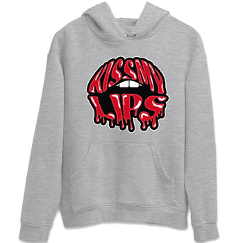 Air Jordan 6 Toro Bravo Sneaker Match Tees Kiss My Lips Sneaker Tees AJ6 Toro Bravo Sneaker Release Tees Unisex Shirts Heather Grey 2