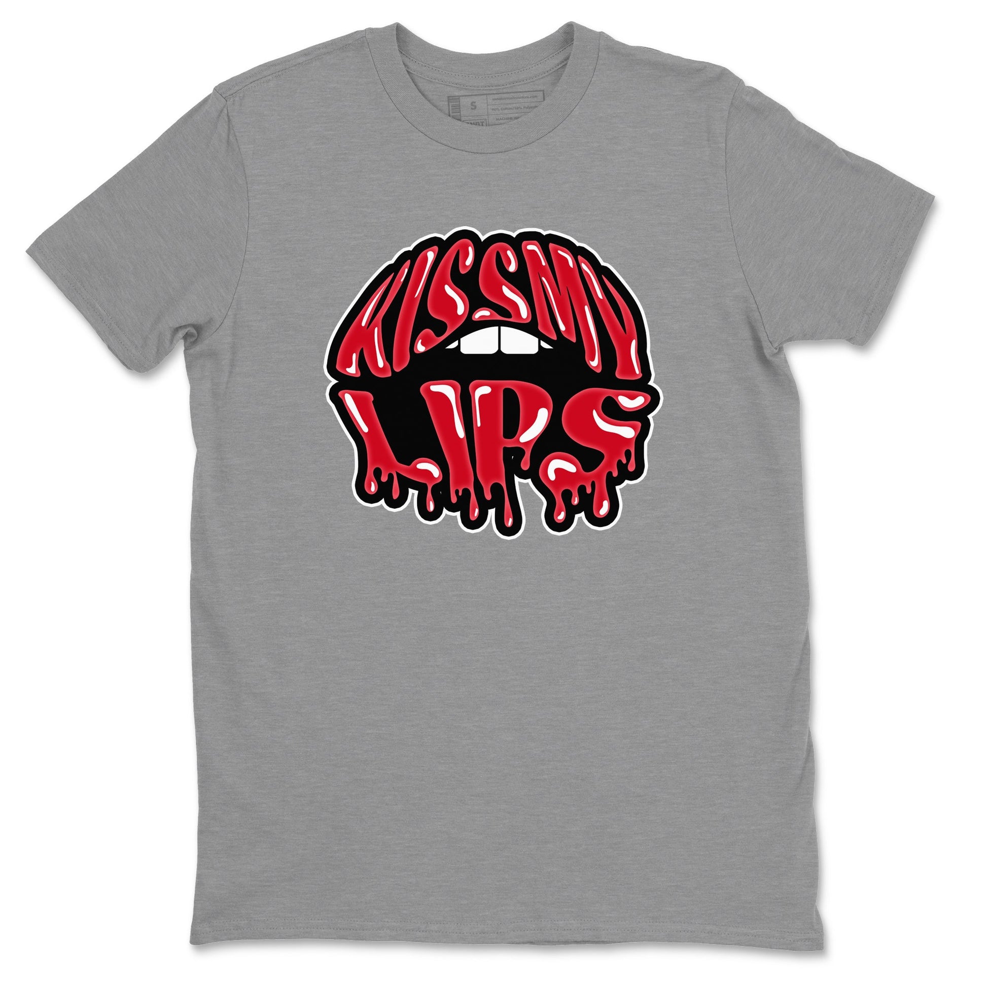 Air Jordan 6 Toro Bravo Sneaker Match Tees Kiss My Lips Sneaker Tees AJ6 Toro Bravo Sneaker Release Tees Unisex Shirts Heather Grey 2