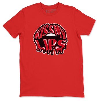 Air Jordan 6 Toro Bravo Sneaker Match Tees Kiss My Lips Sneaker Tees AJ6 Toro Bravo Sneaker Release Tees Unisex Shirts Red 2