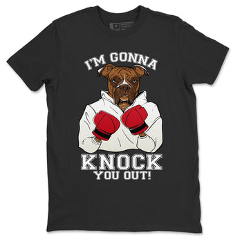 Jordan 1 Chicago Sneaker Match Tees KO Boxer Sneaker Tees Jordan 1 Chicago Sneaker Release Tees Unisex Shirts
