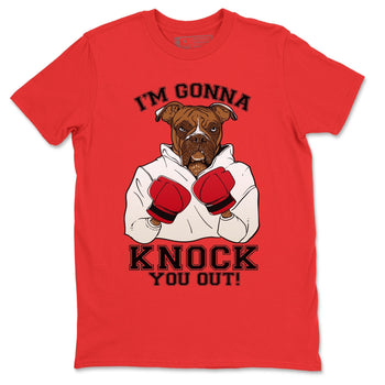 Jordan 1 Chicago Sneaker Match Tees KO Boxer Sneaker Tees Jordan 1 Chicago Sneaker Release Tees Unisex Shirts