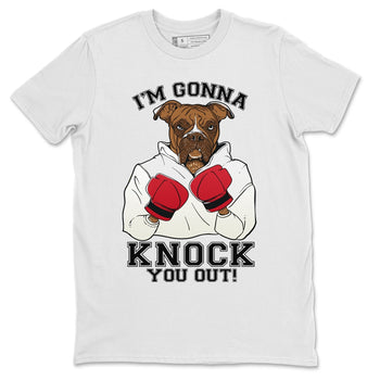 Jordan 1 Chicago Sneaker Match Tees KO Boxer Sneaker Tees Jordan 1 Chicago Sneaker Release Tees Unisex Shirts