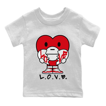 Jordan 11 Cherry Sneaker Match Tees L.O.V.E Sneaker Tees Jordan 11 Cherry Sneaker Release Tees Kids Shirts