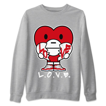 Jordan 11 Cherry Sneaker Match Tees L.O.V.E Sneaker Tees Jordan 11 Cherry Sneaker Release Tees Unisex Shirts