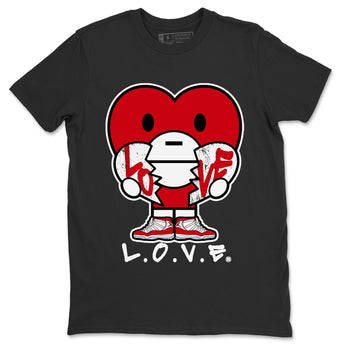 Jordan 11 Cherry Sneaker Match Tees L.O.V.E Sneaker Tees Jordan 11 Cherry Sneaker Release Tees Unisex Shirts