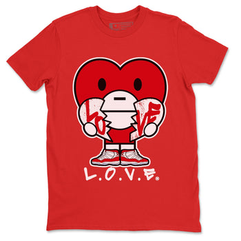 Jordan 11 Cherry Sneaker Match Tees L.O.V.E Sneaker Tees Jordan 11 Cherry Sneaker Release Tees Unisex Shirts