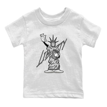 Yeezy 350 Static shirt to match jordans Liberty Of Staute sneaker tees Adidas Yeezy 350 Static SNRT Sneaker Release Tees Baby Toddler White 2 T-Shirt