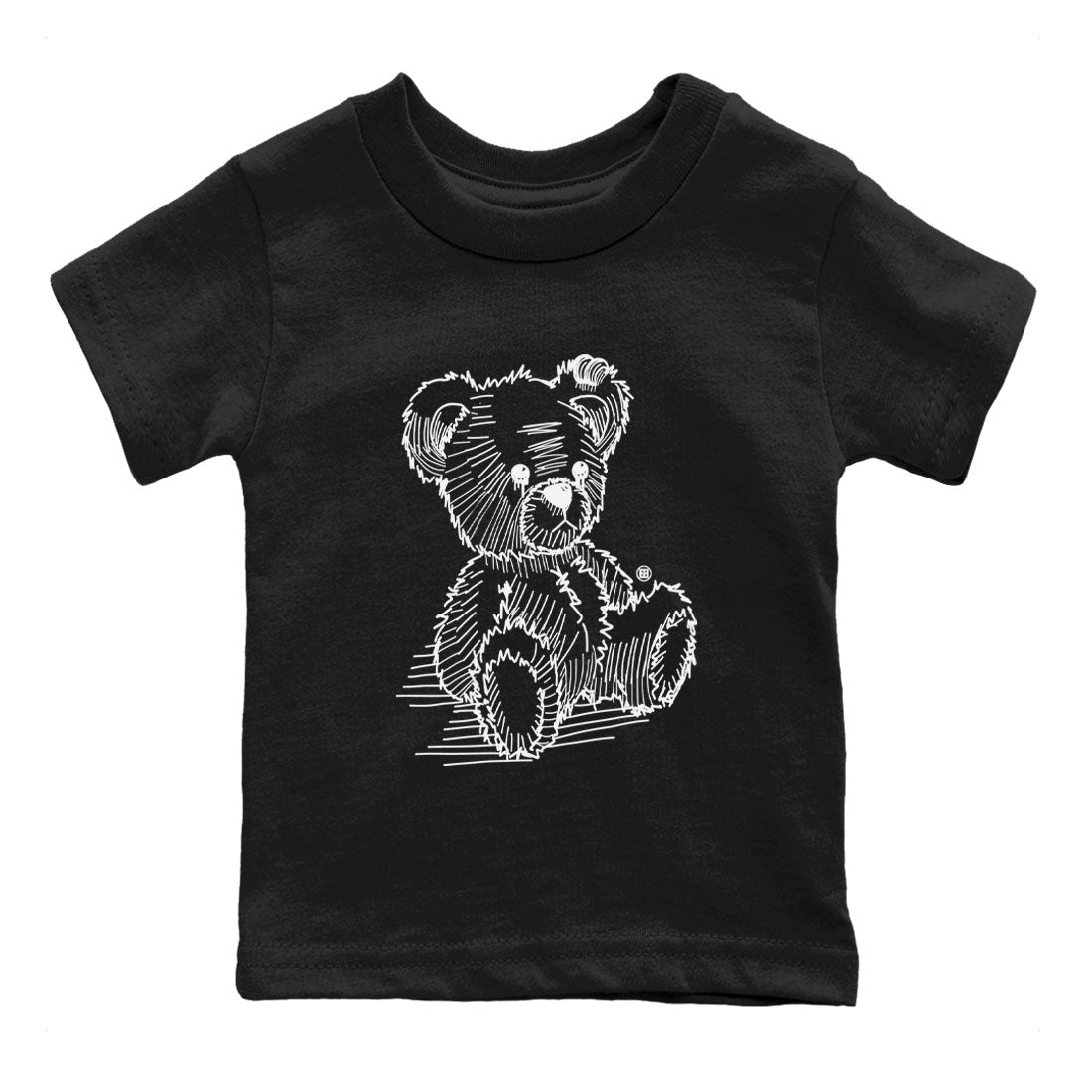 AJ14 Panda shirt to match jordans Line Bear sneaker match tees Air Jordan 14 Panda SNRT Sneaker Release Tees Baby Toddler Black 1 T-Shirt