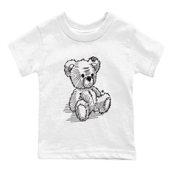 AJ14 Panda shirt to match jordans Line Bear sneaker match tees Air Jordan 14 Panda SNRT Sneaker Release Tees Baby Toddler White 2 T-Shirt