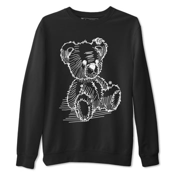 AJ14 Panda shirt to match jordans Line Bear sneaker match tees Air Jordan 14 Panda SNRT Sneaker Release Tees Unisex Black 2 T-Shirt
