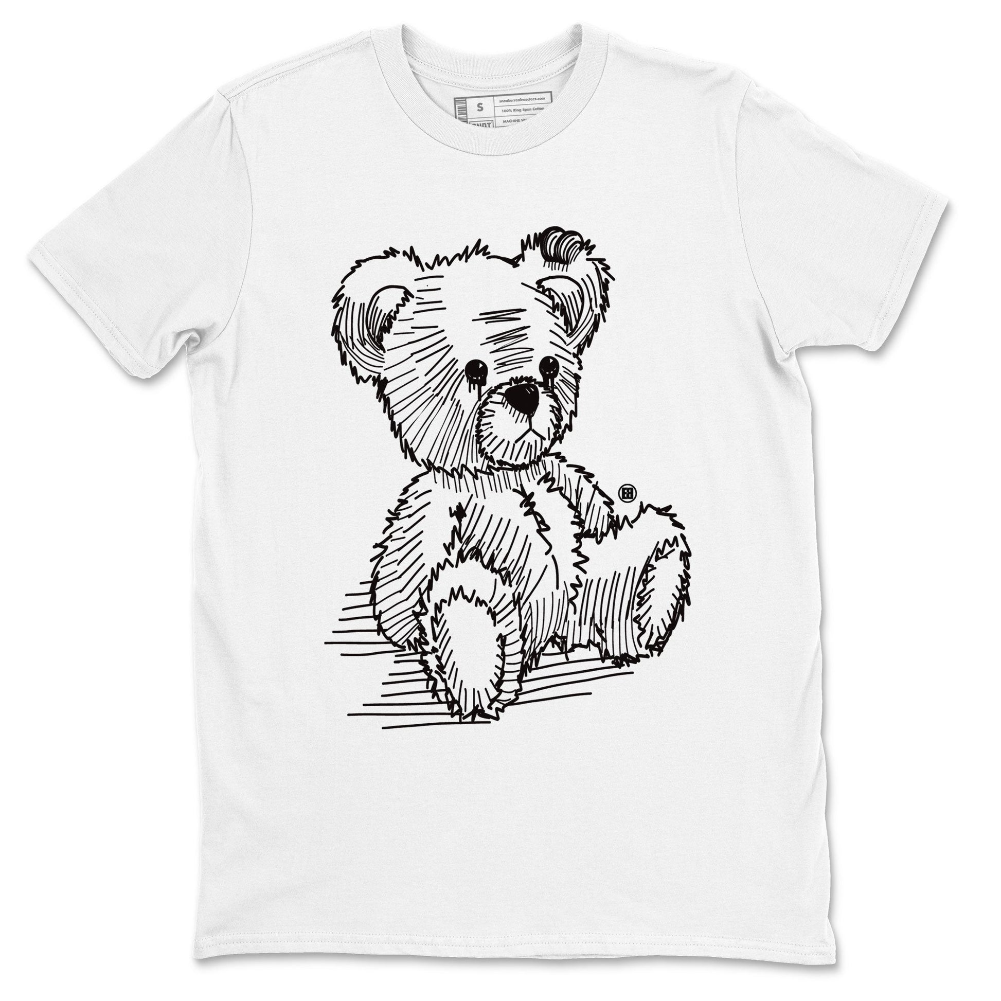 AJ14 Panda shirt to match jordans Line Bear sneaker match tees Air Jordan 14 Panda SNRT Sneaker Release Tees Unisex White 2 T-Shirt