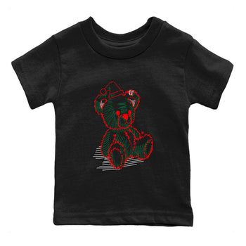 Air Jordan 2 Christmas shirt to match jordans Line Bear holiday christmas sneaker match tees AJ2 Low Christmas SNRT Sneaker Release Tees Baby Toddler Black 2 T-Shirt