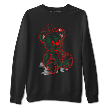 Air Jordan 2 Christmas shirt to match jordans Line Bear holiday christmas sneaker match tees AJ2 Low Christmas SNRT Sneaker Release Tees Unisex Black 2 T-Shirt