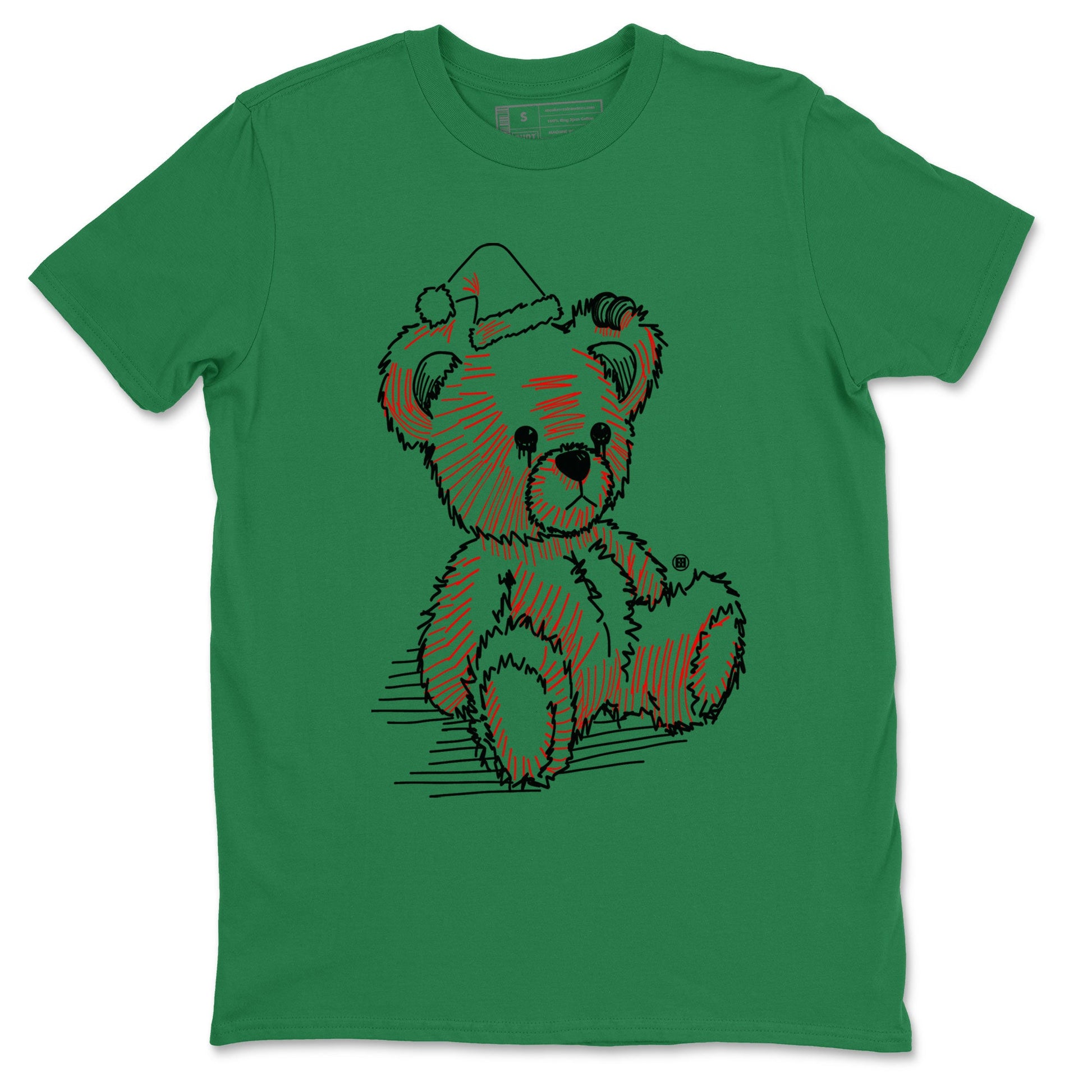 Air Jordan 2 Christmas shirt to match jordans Line Bear holiday christmas sneaker match tees AJ2 Low Christmas SNRT Sneaker Release Tees Unisex Kelly Green 2 T-Shirt