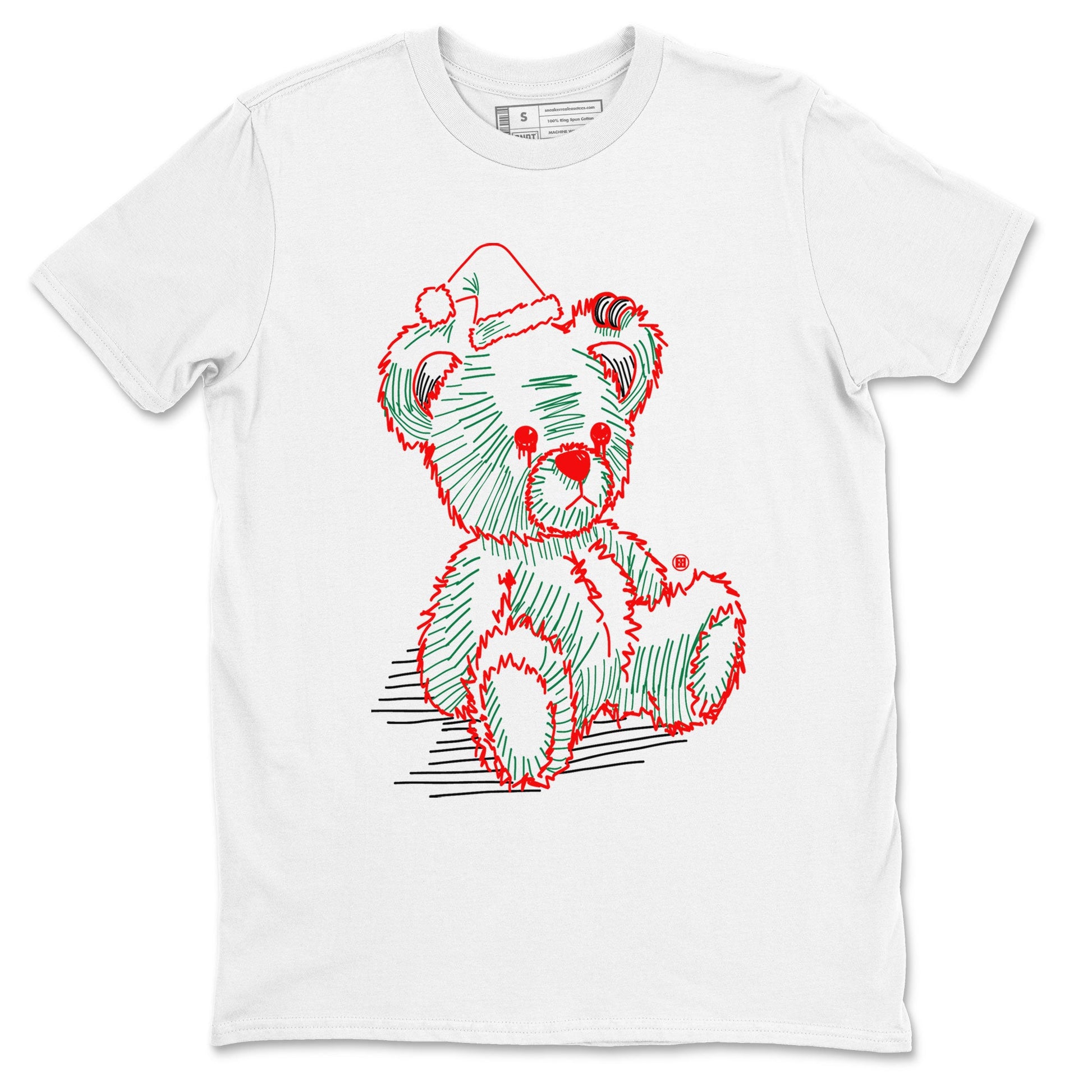 Air Jordan 2 Christmas shirt to match jordans Line Bear holiday christmas sneaker match tees AJ2 Low Christmas SNRT Sneaker Release Tees Unisex White 2 T-Shirt