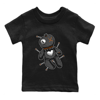 Air Jordan 3 Fear shirt to match jordans Linen Voodoo Doll Halloween sneaker tees Crew Neck Air Jordan 3 Retro Fear SNRT Sneaker Release Tees Baby Toddler Black 2 T-Shirt