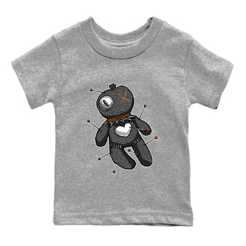 Air Jordan 3 Fear shirt to match jordans Linen Voodoo Doll Halloween sneaker tees Crew Neck Air Jordan 3 Retro Fear SNRT Sneaker Release Tees Baby Toddler Heather Grey 2 T-Shirt