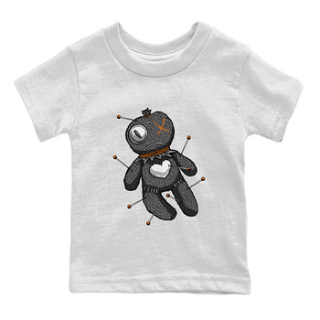 Air Jordan 3 Fear shirt to match jordans Linen Voodoo Doll Halloween sneaker tees Crew Neck Air Jordan 3 Retro Fear SNRT Sneaker Release Tees Baby Toddler White 2 T-Shirt