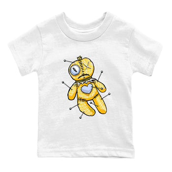 Jordan 6 Yellow Ochre Shirt To Match Jordans Linen Voodoo Doll Streetwear Fashion Air Jordan 6 Yellow Ochre SNRT sneaker release tees baby toddler White 2 cotton Shirt