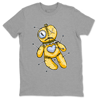 Jordan 6 Yellow Ochre Shirt To Match Jordans Linen Voodoo Doll Streetwear Fashion Air Jordan 6 Yellow Ochre SNRT Sneaker Release Tees unisex cotton Heather Grey 2 crew neck shirt