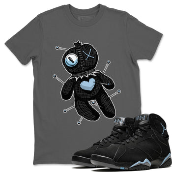 Air Jordan 7 Chambray unique Halloween sneaker tee Linen Voodoo Doll Sneaker Tees Jordan 7 Chambray Sneaker Release Tees Unisex Shirts Cool Grey 1