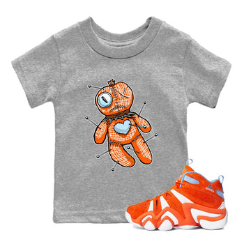 Adidas Crazy 8 Team Orange shirt to match jordans Linen Voodoo Doll sneaker tees Crazy 8 Team Orange SNRT Sneaker Release Tees Crew Neck T-ShirtBaby Toddler Heather Grey 1 T-Shirt
