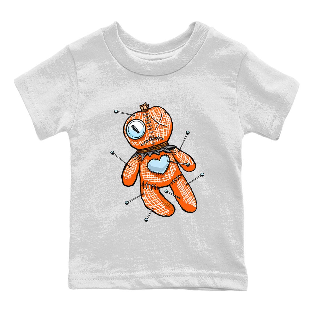 Adidas Crazy 8 Team Orange shirt to match jordans Linen Voodoo Doll sneaker tees Crazy 8 Team Orange SNRT Sneaker Release Tees Crew Neck T-ShirtBaby Toddler White 2 T-Shirt