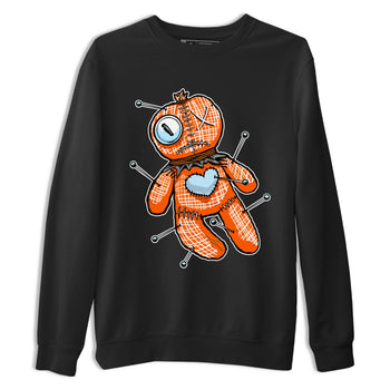 Adidas Crazy 8 Team Orange shirt to match jordans Linen Voodoo Doll sneaker tees Crazy 8 Team Orange SNRT Sneaker Release Tees Crew Neck T-ShirtUnisex Black 2 T-Shirt