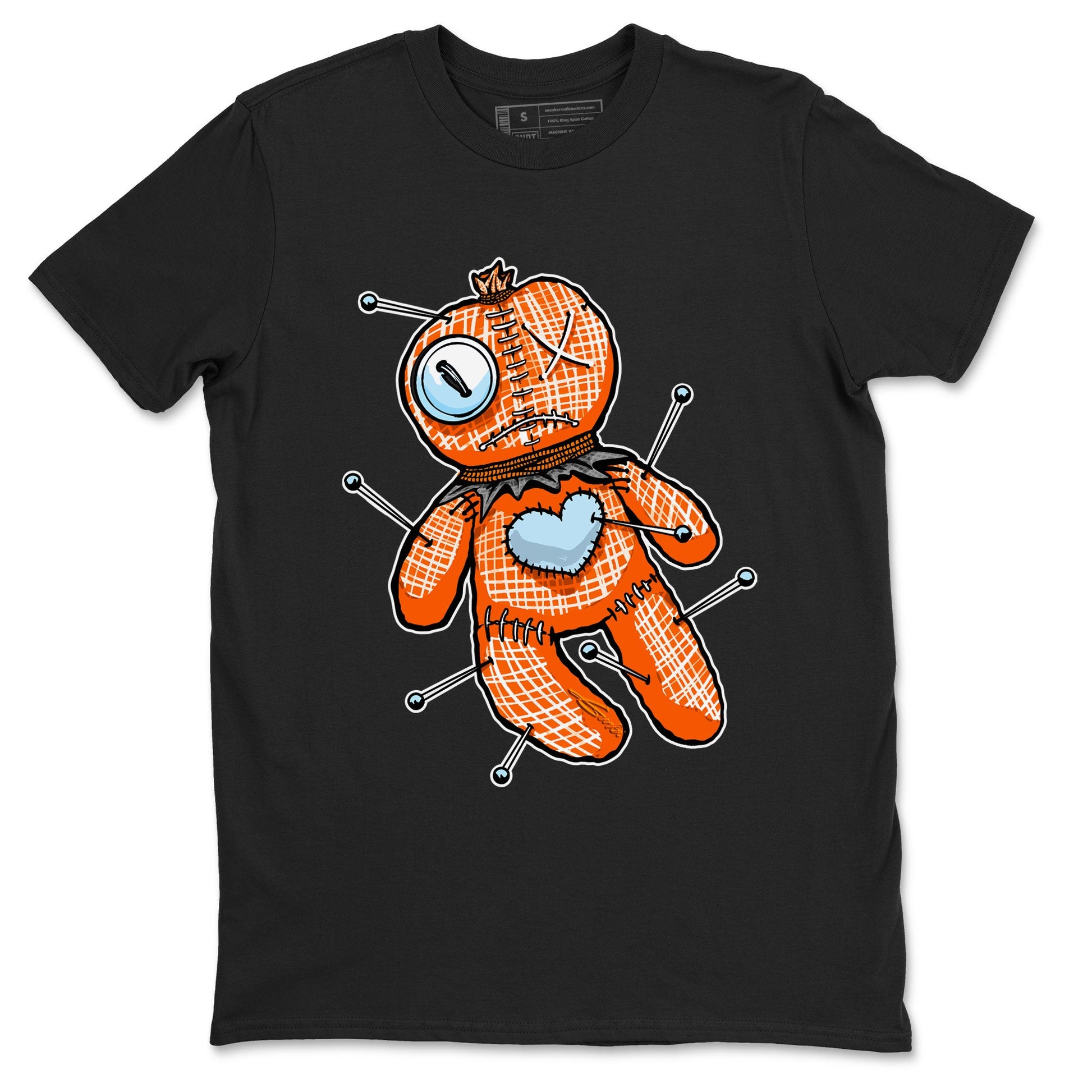 Adidas Crazy 8 Team Orange shirt to match jordans Linen Voodoo Doll sneaker tees Crazy 8 Team Orange SNRT Sneaker Release Tees Crew Neck T-ShirtUnisex Black 2 T-Shirt