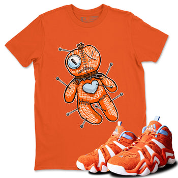 Adidas Crazy 8 Team Orange shirt to match jordans Linen Voodoo Doll sneaker tees Crazy 8 Team Orange SNRT Sneaker Release Tees Crew Neck T-ShirtUnisex Orange 1 T-Shirt