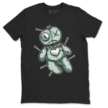 Dunk Mica Green unique Halloween sneaker tee Linen Voodoo Doll Sneaker Tees Dunk Low Mica Green Sneaker Release Tees Unisex Shirts Black 2