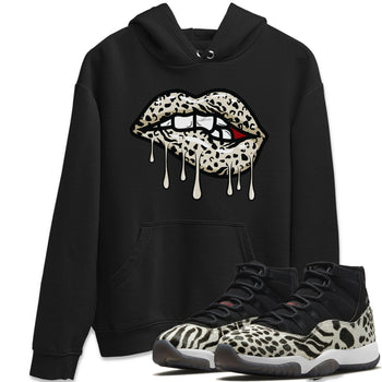 Jordan 11 Animal Instinct Sneaker Match Tees Lips Bite Sneaker Tees Jordan 11 Animal Instinct Sneaker Release Tees Unisex Shirts