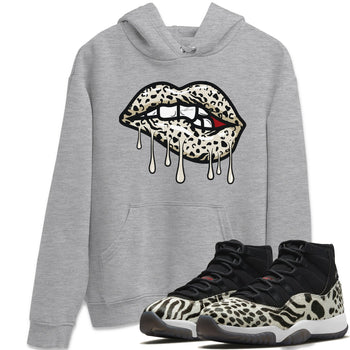 Jordan 11 Animal Instinct Sneaker Match Tees Lips Bite Sneaker Tees Jordan 11 Animal Instinct Sneaker Release Tees Unisex Shirts