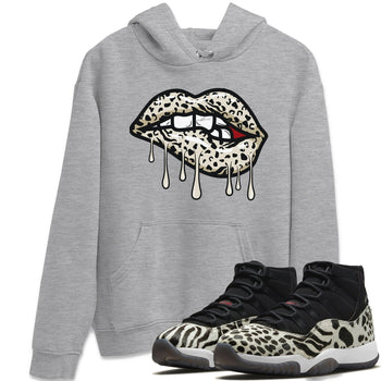 Jordan 11 Animal Instinct Sneaker Match Tees Lips Bite Sneaker Tees Jordan 11 Animal Instinct Sneaker Release Tees Unisex Shirts