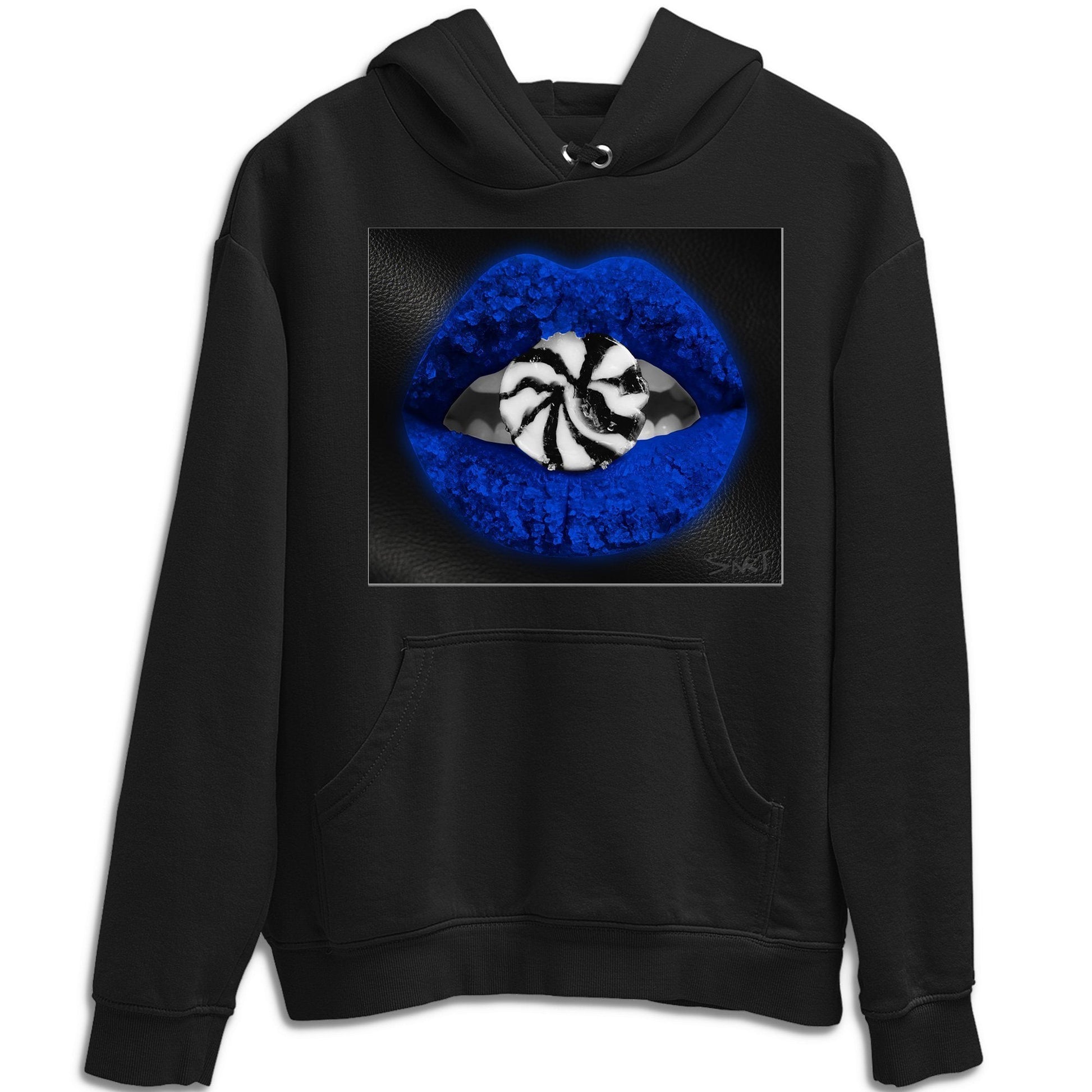 Jordan 1 Royal Black Sneaker Match Tees Lips Candy Sneaker Tees Jordan 1 Royal Black Sneaker Release Tees Unisex Shirts