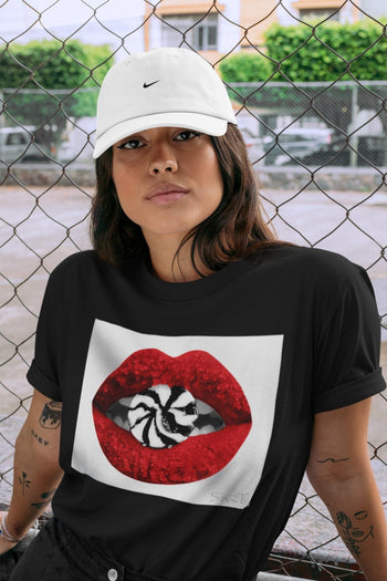 Jordan 1 Varsity Red Sneaker Match Tees Lips Candy Sneaker Tees Jordan 1 Varsity Red Sneaker Release Tees Unisex Shirts