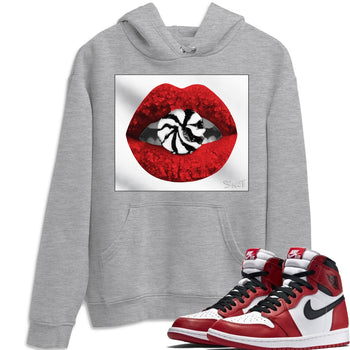 Jordan 1 Varsity Red Sneaker Match Tees Lips Candy Sneaker Tees Jordan 1 Varsity Red Sneaker Release Tees Unisex Shirts