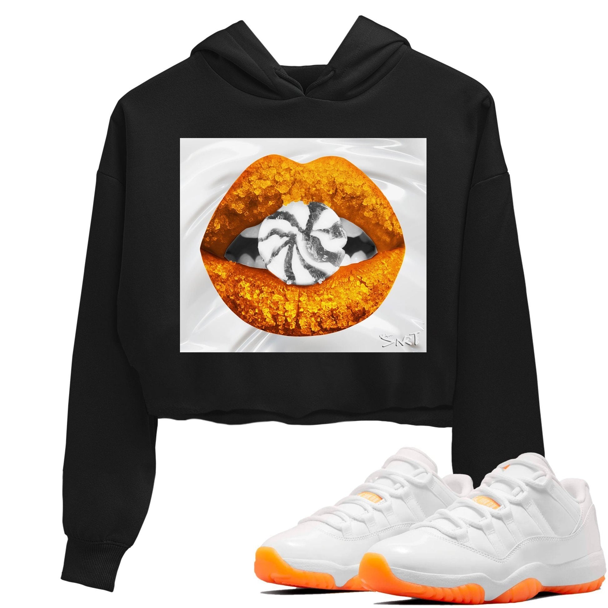 Jordan 11 Citrus Sneaker Match Tees Lips Candy Sneaker Tees Jordan 11 Citrus Sneaker Release Tees Women's Shirts