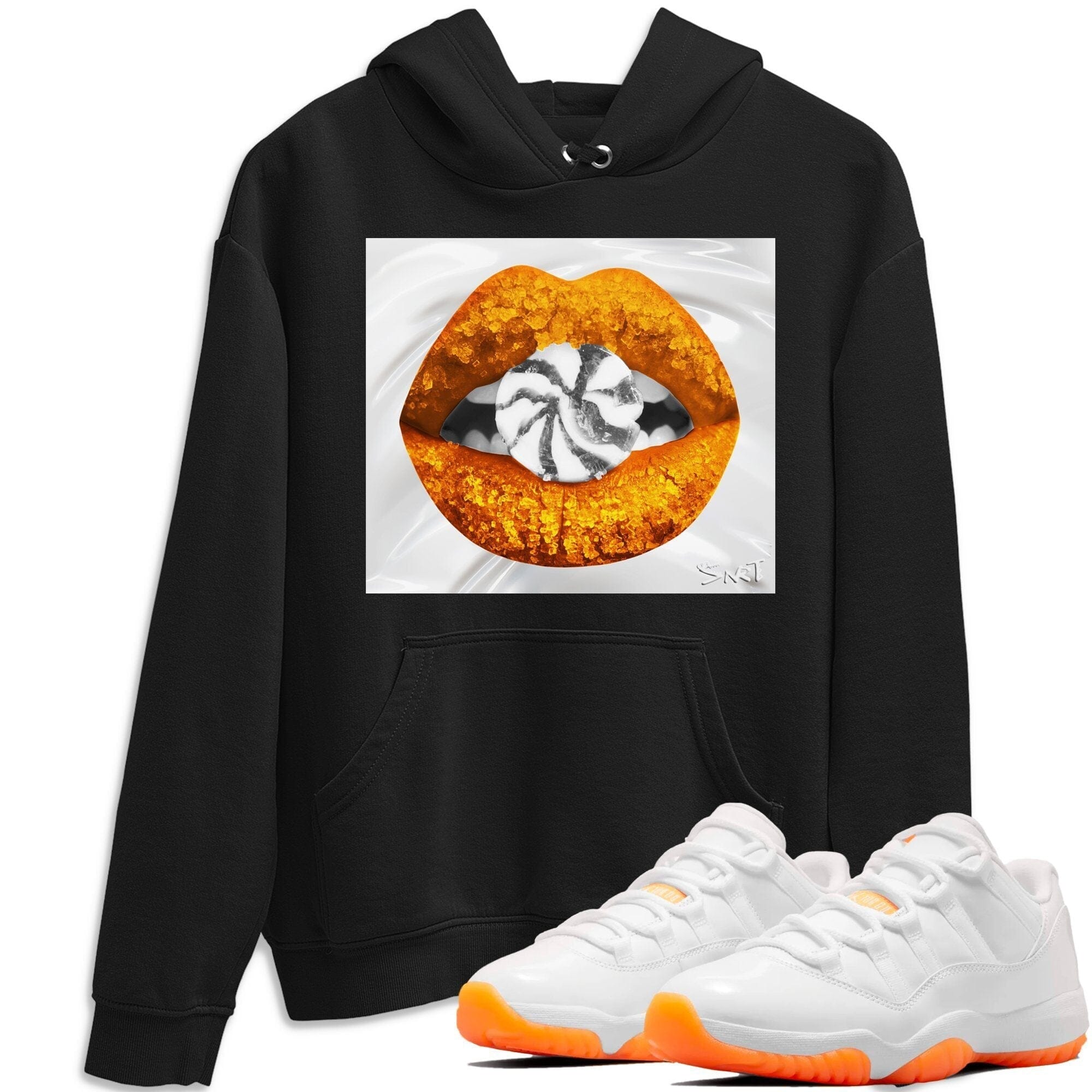 Jordan 11 Citrus Sneaker Match Tees Lips Candy Sneaker Tees Jordan 11 Citrus Sneaker Release Tees Unisex Shirts