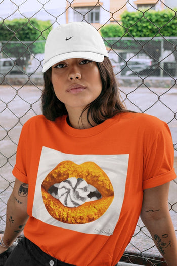 Jordan 11 Citrus Sneaker Match Tees Lips Candy Sneaker Tees Jordan 11 Citrus Sneaker Release Tees Unisex Shirts