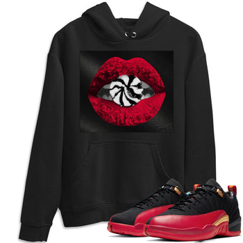 Jordan 12 Super Bowl Sneaker Match Tees Lips Candy Sneaker Tees Jordan 12 Super Bowl Sneaker Release Tees Unisex Shirts