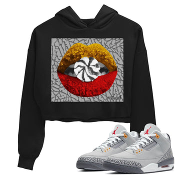 Jordan 3 Cool Grey Sneaker Match Tees Lips Candy Sneaker Tees Jordan 3 Cool Grey Sneaker Release Tees Women's Shirts