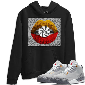 Jordan 3 Cool Grey Sneaker Match Tees Lips Candy Sneaker Tees Jordan 3 Cool Grey Sneaker Release Tees Unisex Shirts