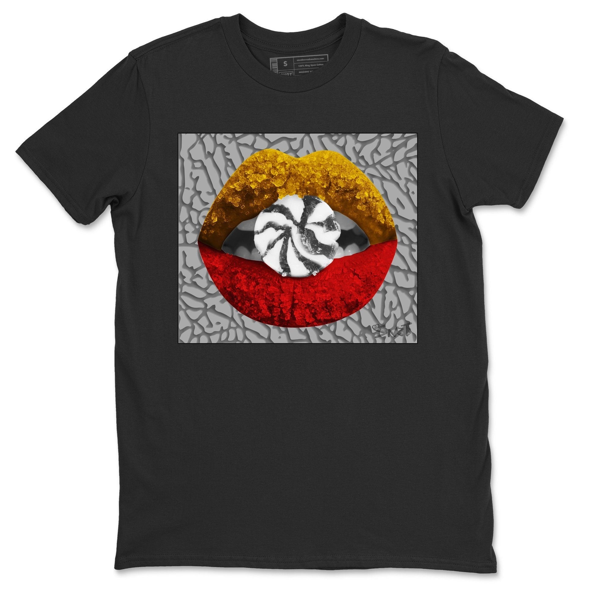 Jordan 3 Cool Grey Sneaker Match Tees Lips Candy Sneaker Tees Jordan 3 Cool Grey Sneaker Release Tees Unisex Shirts