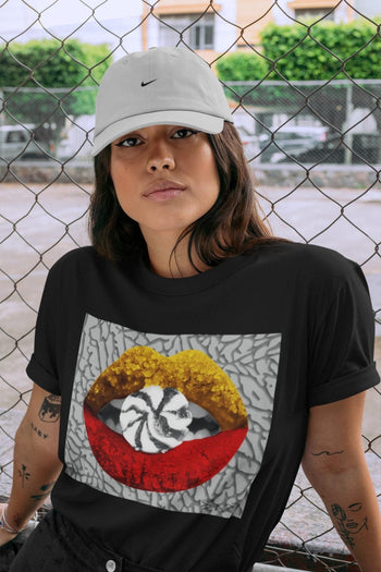 Jordan 3 Cool Grey Sneaker Match Tees Lips Candy Sneaker Tees Jordan 3 Cool Grey Sneaker Release Tees Unisex Shirts