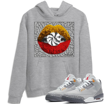 Jordan 3 Cool Grey Sneaker Match Tees Lips Candy Sneaker Tees Jordan 3 Cool Grey Sneaker Release Tees Unisex Shirts